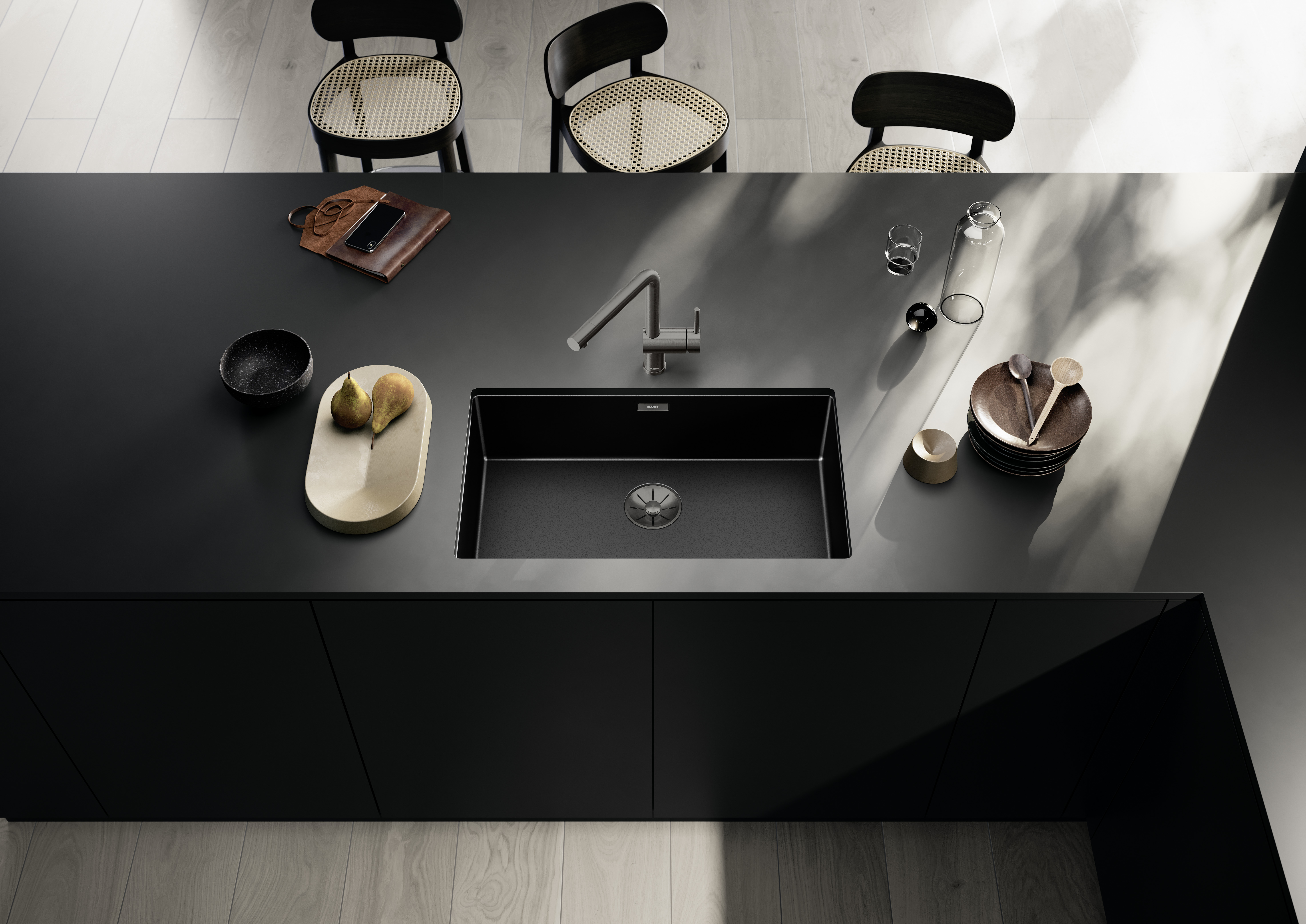 BLANCO CLARON 700-U Dark Steel Edition UXI